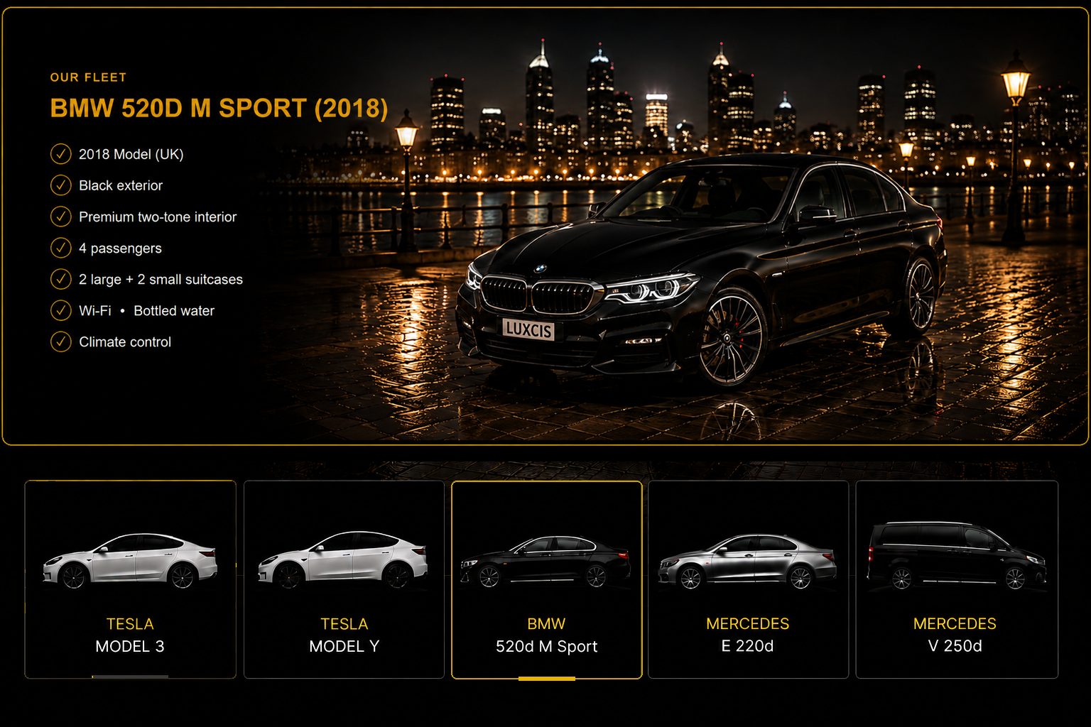 BMW 520d M Sport fleet presentation