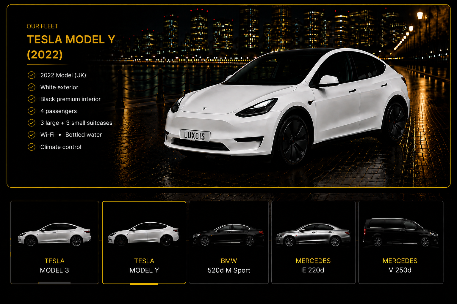 Tesla Model Y 2022 fleet presentation