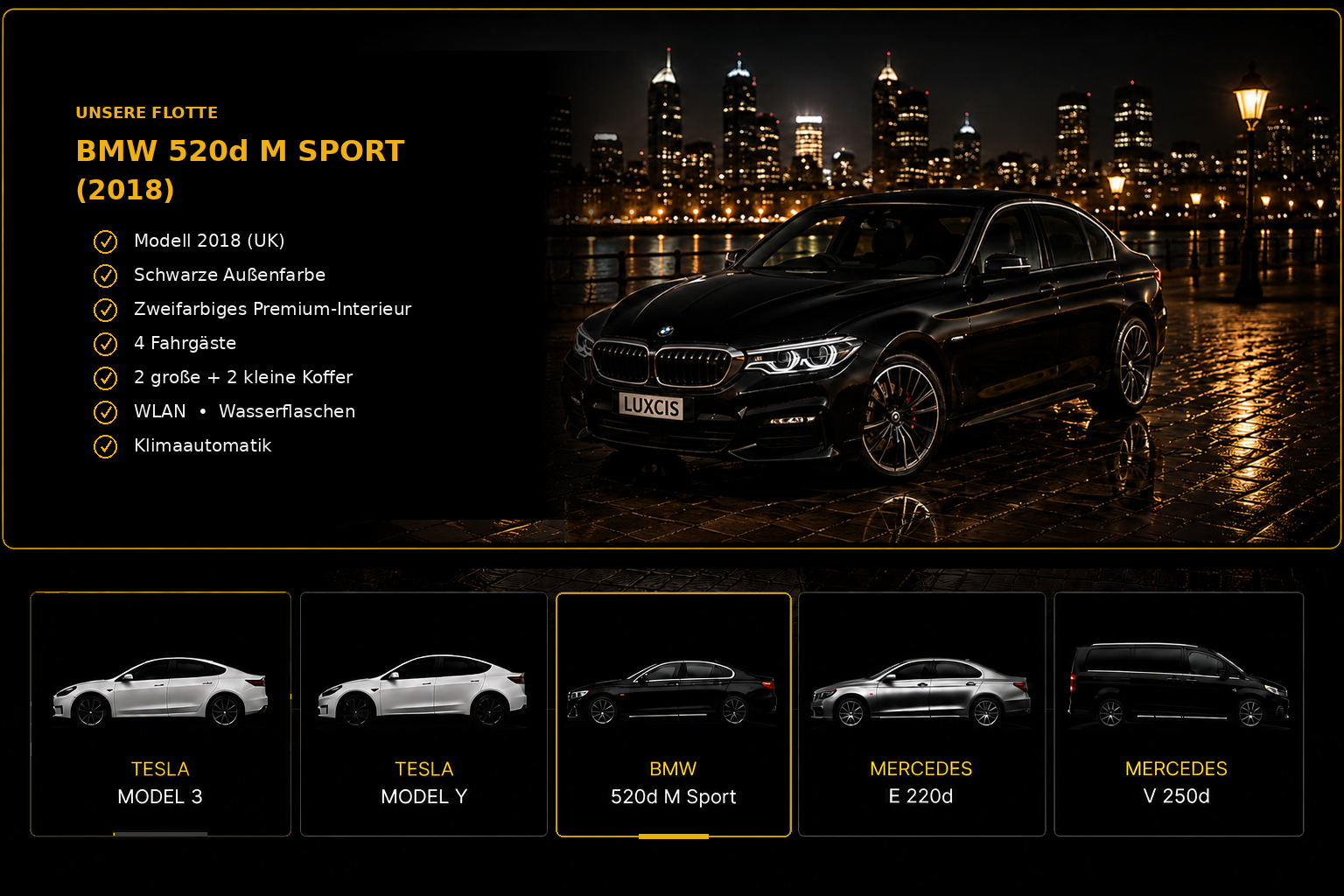 BMW 520d M Sport fleet presentation