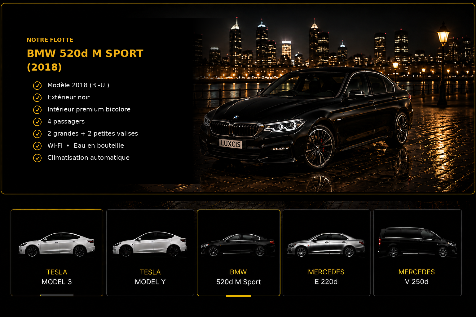 BMW 520d M Sport fleet presentation