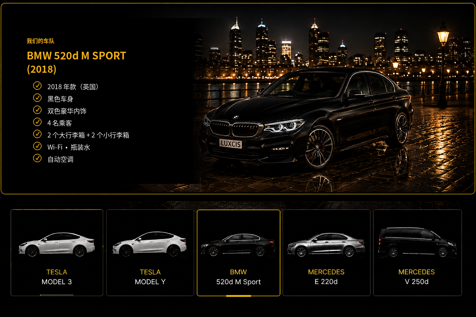 BMW 520d M Sport fleet presentation