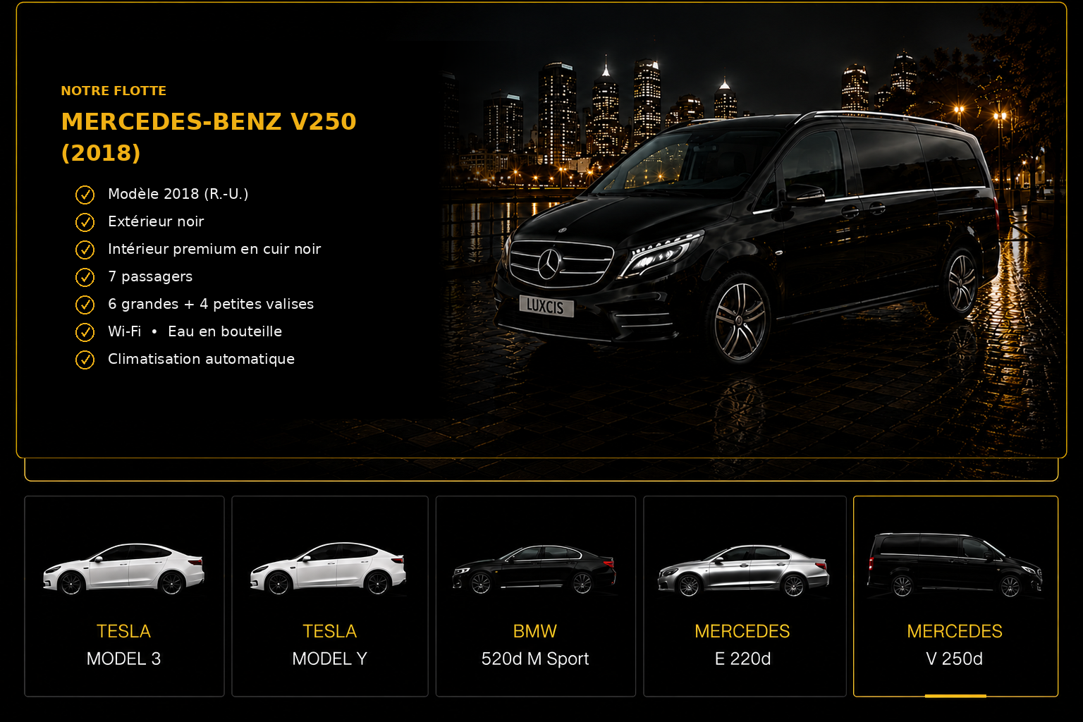Mercedes-Benz V250 2018 fleet presentation
